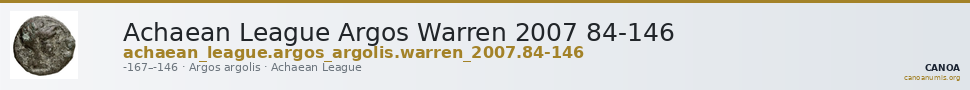 Achaean League Argos Warren 2007 84-146 — CANOA