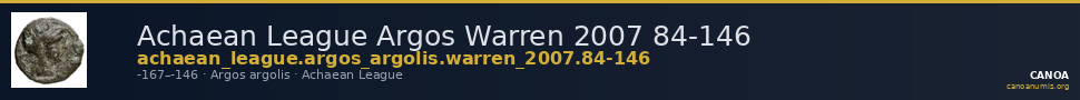 Achaean League Argos Warren 2007 84-146 — CANOA