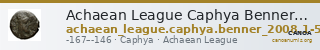 Achaean League Caphya Benner 2008 Kaphyai 1-5 — CANOA
