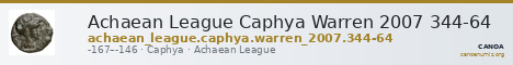 Achaean League Caphya Warren 2007 344-64 — CANOA