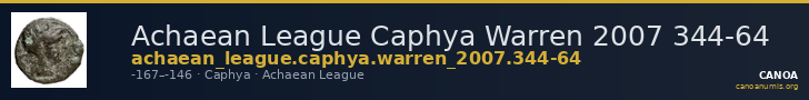 Achaean League Caphya Warren 2007 344-64 — CANOA