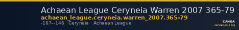 Achaean League Ceryneia Warren 2007 365-79 — CANOA