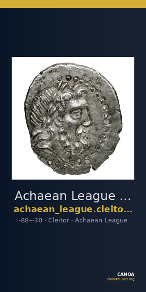 Achaean League Cleitor Benner 2008 Kleitor 3-5 — CANOA