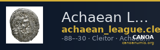 Achaean League Cleitor Benner 2008 Kleitor 3-5 — CANOA