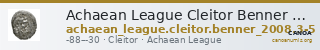 Achaean League Cleitor Benner 2008 Kleitor 3-5 — CANOA