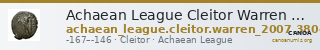 Achaean League Cleitor Warren 2007 380-6 — CANOA