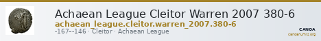 Achaean League Cleitor Warren 2007 380-6 — CANOA