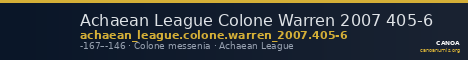 Achaean League Colone Warren 2007 405-6 — CANOA