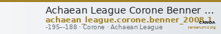 Achaean League Corone Benner 2008 Korone 1 — CANOA