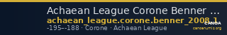 Achaean League Corone Benner 2008 Korone 1 — CANOA