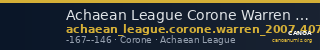 Achaean League Corone Warren 2007 407-8a — CANOA