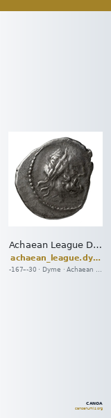 Achaean League Dyme Benner 2008 Dyme 1-17 — CANOA