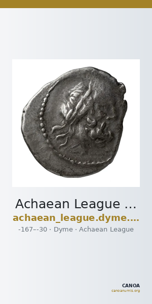Achaean League Dyme Benner 2008 Dyme 1-17 — CANOA