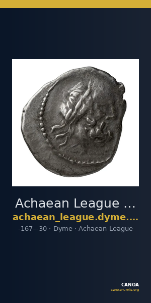 Achaean League Dyme Benner 2008 Dyme 1-17 — CANOA
