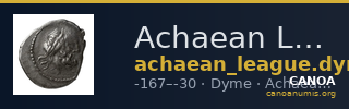 Achaean League Dyme Benner 2008 Dyme 1-17 — CANOA