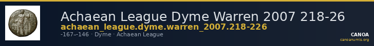 Achaean League Dyme Warren 2007 218-26 — CANOA