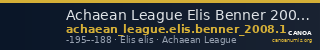 Achaean League Elis Benner 2008 Elis 1-15 — CANOA
