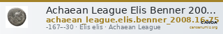 Achaean League Elis Benner 2008 Elis 16-75 — CANOA