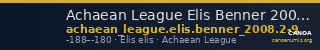 Achaean League Elis Benner 2008 Elis 2-9 — CANOA