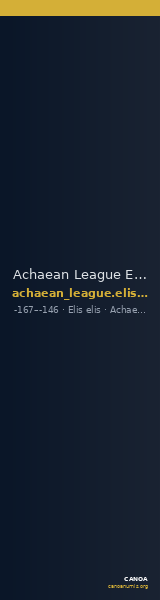 Achaean League Elis Warren 2007 227-63 — CANOA