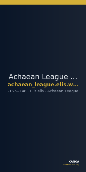 Achaean League Elis Warren 2007 227-63 — CANOA