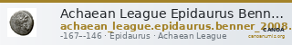 Achaean League Epidaurus Benner 2008 Epidauros 1-2 — CANOA