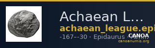 Achaean League Epidaurus Benner 2008 Epidauros 3-20 — CANOA