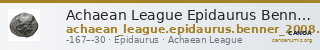 Achaean League Epidaurus Benner 2008 Epidauros 3-20 — CANOA