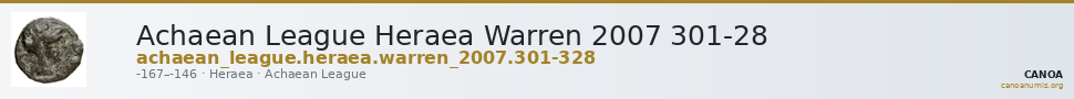 Achaean League Heraea Warren 2007 301-28 — CANOA