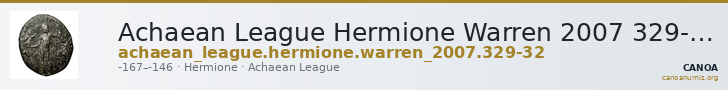 Achaean League Hermione Warren 2007 329-32 — CANOA