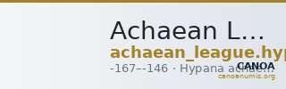 Achaean League Hypana Warren 2007 333-4 — CANOA