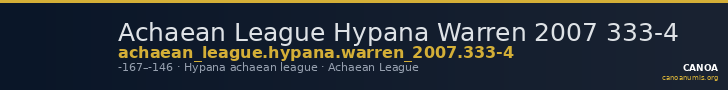 Achaean League Hypana Warren 2007 333-4 — CANOA