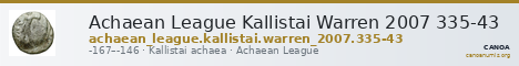 Achaean League Kallistai Warren 2007 335-43 — CANOA