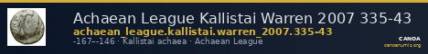 Achaean League Kallistai Warren 2007 335-43 — CANOA