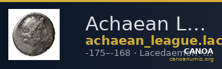 Achaean League Lacedaemon Benner 2008 Sparta 1-5 — CANOA