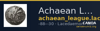 Achaean League Lacedaemon Benner 2008 Sparta 6-16 — CANOA