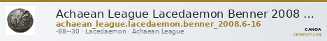 Achaean League Lacedaemon Benner 2008 Sparta 6-16 — CANOA