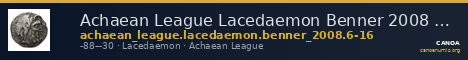 Achaean League Lacedaemon Benner 2008 Sparta 6-16 — CANOA