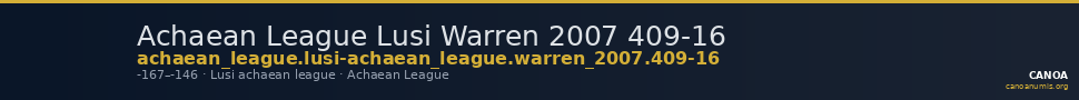 Achaean League Lusi Warren 2007 409-16 — CANOA