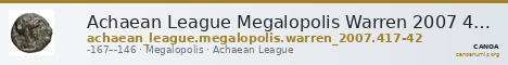 Achaean League Megalopolis Warren 2007 417-42 — CANOA