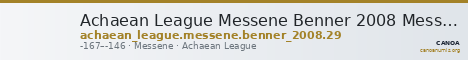 Achaean League Messene Benner 2008 Messene 29 — CANOA