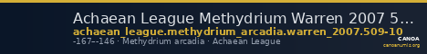 Achaean League Methydrium Warren 2007 509-10 — CANOA