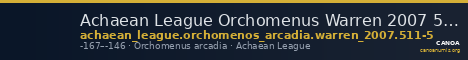 Achaean League Orchomenus Warren 2007 511-5 — CANOA