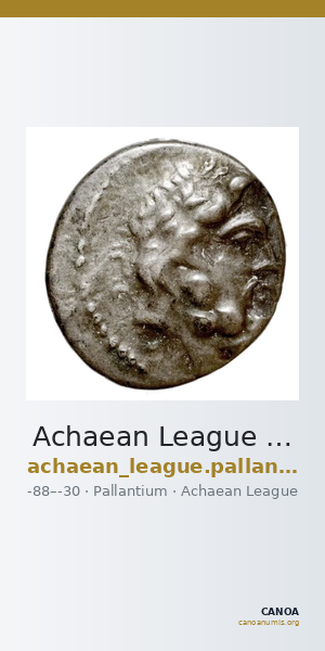 Achaean League Pallantium Benner 2008 Pallantion 1-4 — CANOA