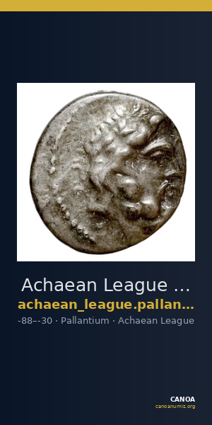 Achaean League Pallantium Benner 2008 Pallantion 1-4 — CANOA