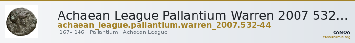 Achaean League Pallantium Warren 2007 532-44 — CANOA