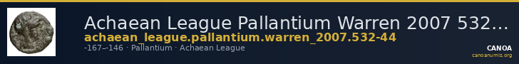 Achaean League Pallantium Warren 2007 532-44 — CANOA