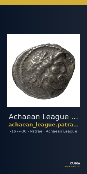 Achaean League Patrae Benner 2008 Patrai 25-32 — CANOA