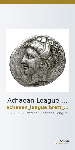 Achaean League Patrae Brett 1955 1183 — CANOA