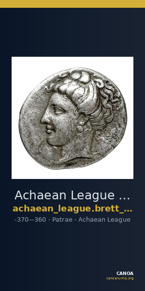 Achaean League Patrae Brett 1955 1183 — CANOA